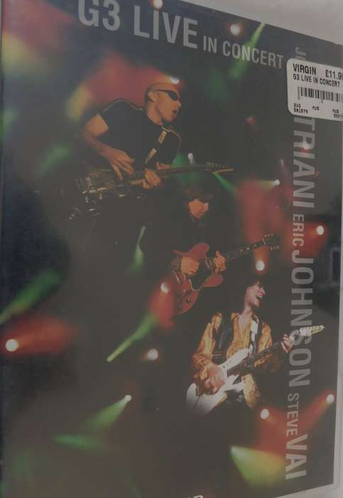 G3 LIVE IN CONCERT  (Steve VAI, Eric JOHNSON...) [DVD]