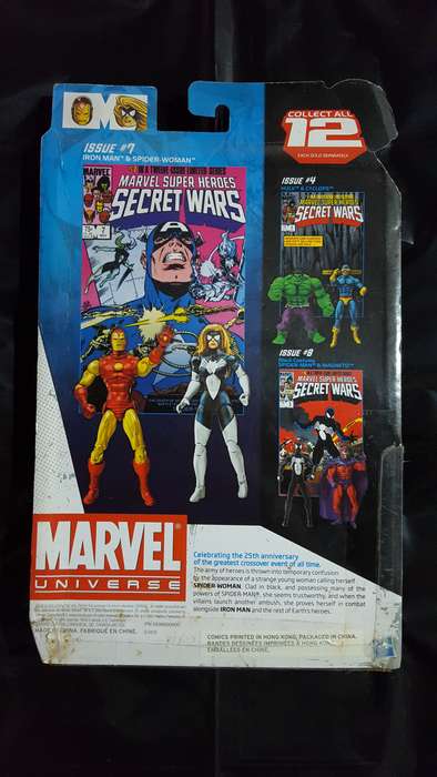 Marvel Universe - Comic Packs - Secret Wars #7 Iron Man & Spider-Woman (2009) [Hasbro]