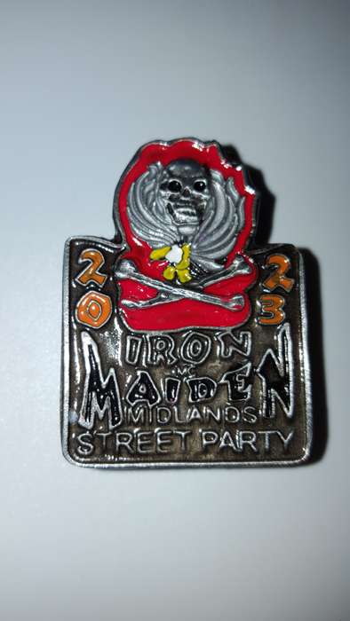 Iron Maiden MC Midlands Street Party 2023 Metal Badge