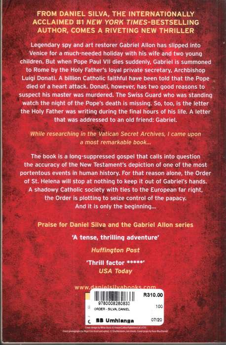 Daniel Silva - The Order (444 pages) [Paperback]