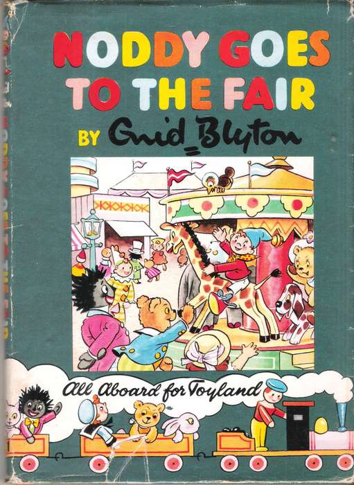 NODDY GOES TO THE FAIR by Enid Blyton - Noddy Book 21 (1960) [Hardcover]