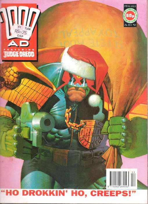 2000AD Featuring Judge Dredd (Prog # 815) [26 Dec 92]