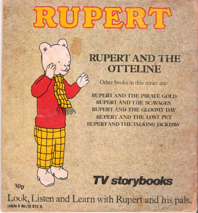 Rupert and the Otteline - TV storybooks (1976) [Paperback]