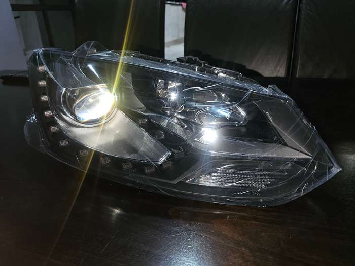 LED Style Headlights Compatible With VW Polo Facelift 6 Gti 2010-17/Vivo 2018 Set