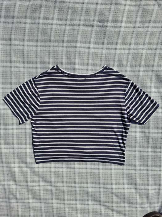 Mr Price RT Navy & White Striped Crop Top