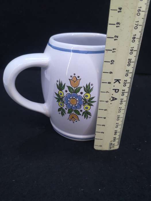 Vintage Elster Keramik mug Meissner Land