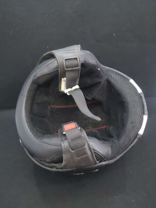 Vintage leather Harley-Davidson helmet - no visor