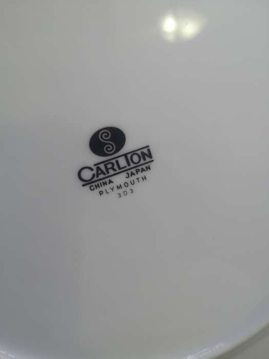 Cartlton dinner plate Japan Plymouth