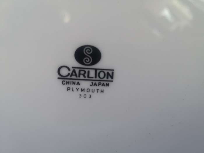 Oval platter Carton China Japan Plymouth