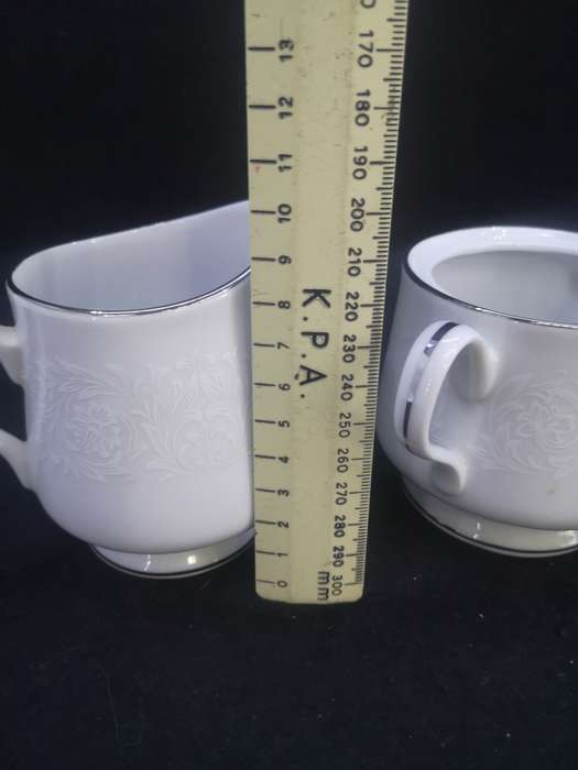 Carlton fine china Japan Plymouth milk jug and sugar bowl without lid