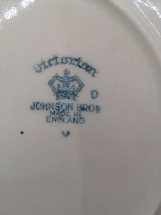 Johnson Bros cake plate