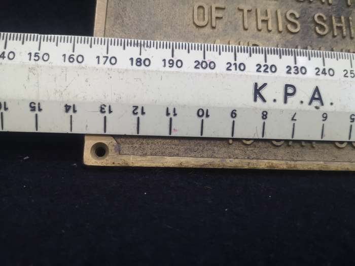 Brass sign - I am the Captain of this ship and I have my wife's permission to say so!