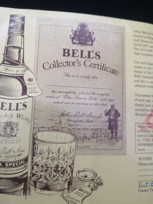 The Famous Bells Whisky collection collector's album - Full!