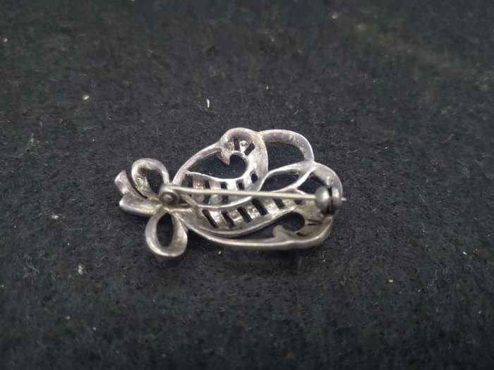 Marcasite brooch
