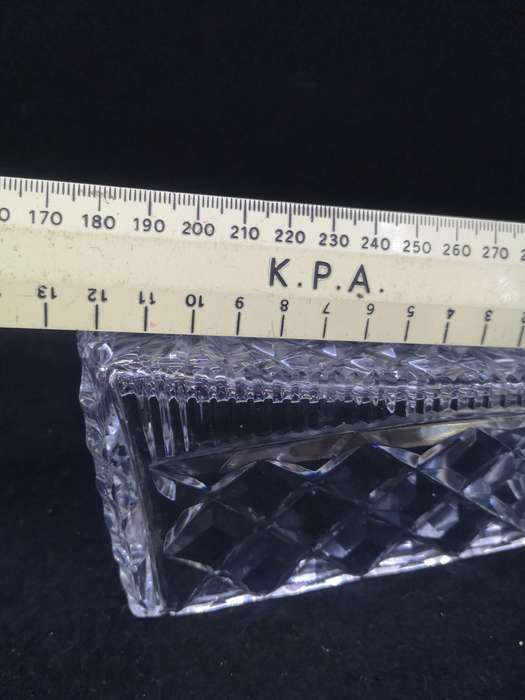 Vintage glass cheese/butter cover