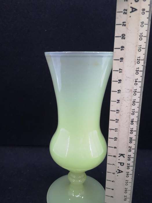 Uraium glass vase