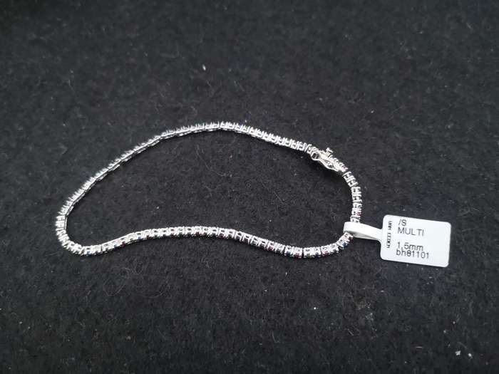 925 Silver rainbow bracelet