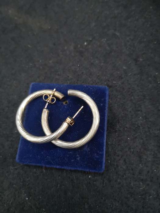 925 Silver earrings hoop