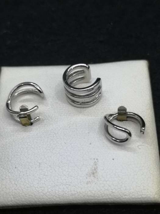 925 Silver cuff x3
