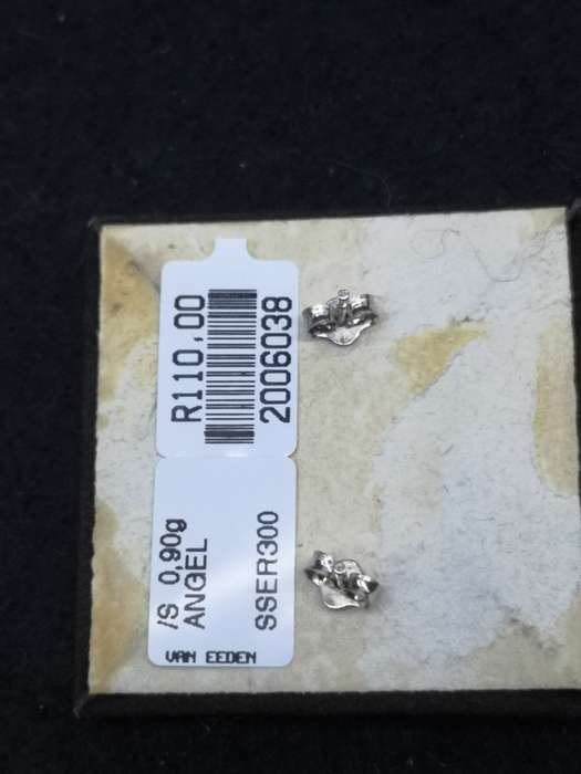 925 Silver earrings cherub