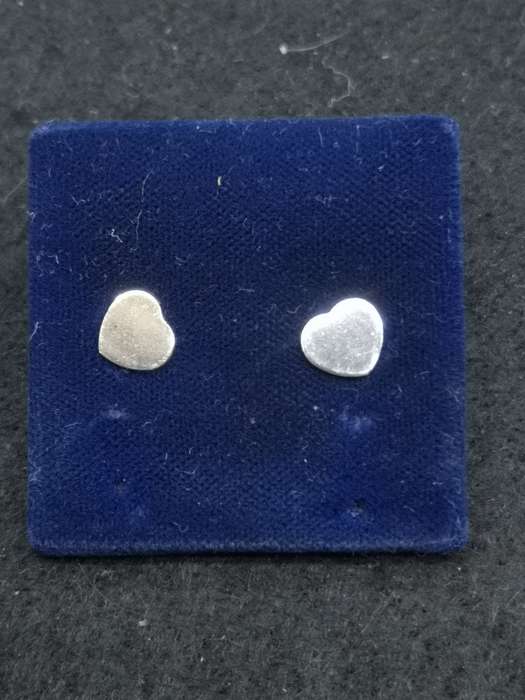 925 Silver earrings hearts