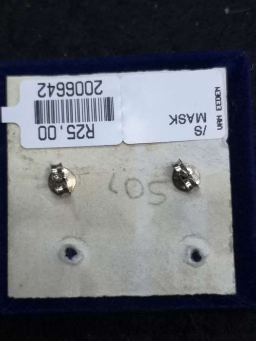 925 Silver earrings masks