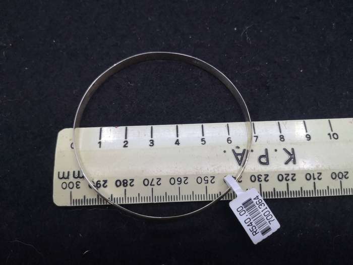 925 Silver 4mm bangle