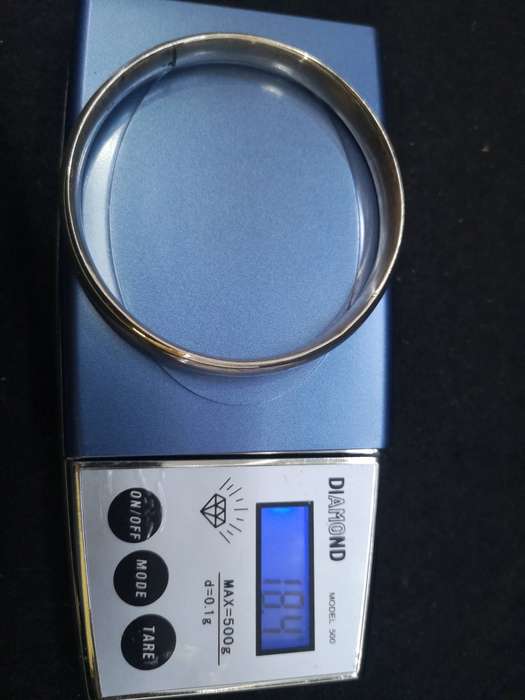 925 Silver thick bangle 18.4g