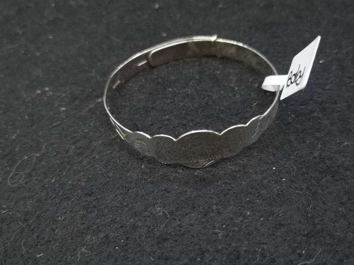 925 Silver adjustable Baby bangle