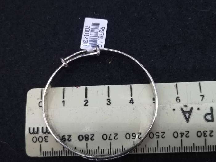 925 Silver adjustable Baby bangle