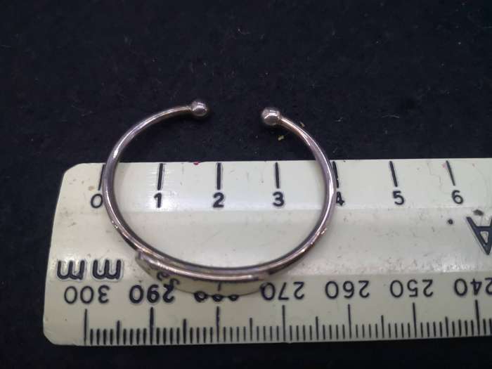 925 Silver open ended Baby bangle 5.5g