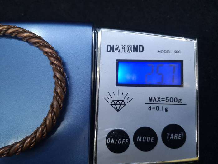 Copper bangle