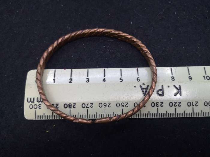 Copper bangle