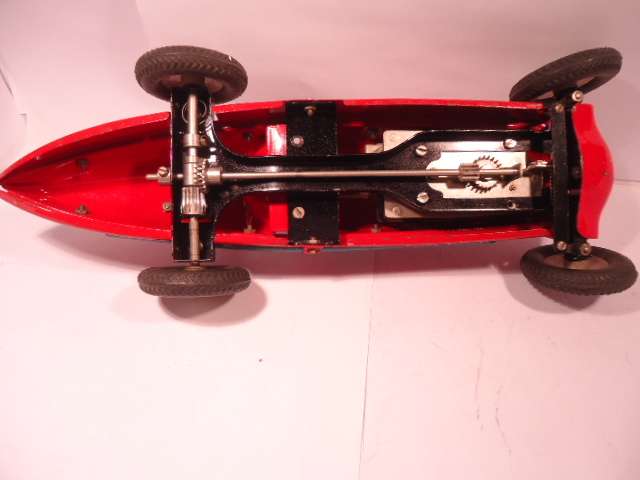 Marklin - Mercedes Racer - missing screen - with instructions - no key - Tin Wind Up Car # 1133