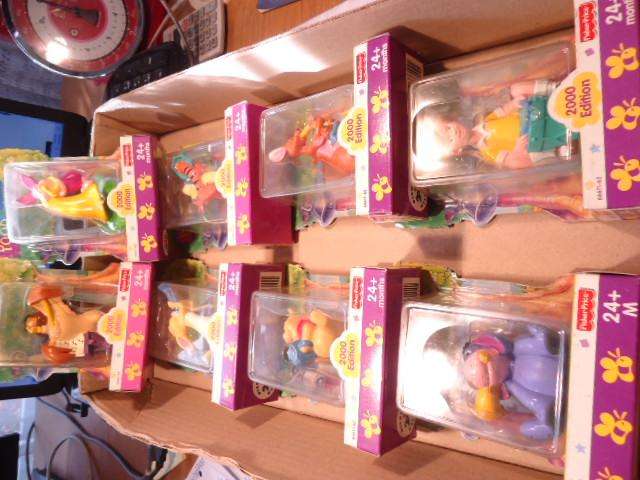 Fisher Price -  Full Set of 8 models - Pooh collection -  2000 Edition