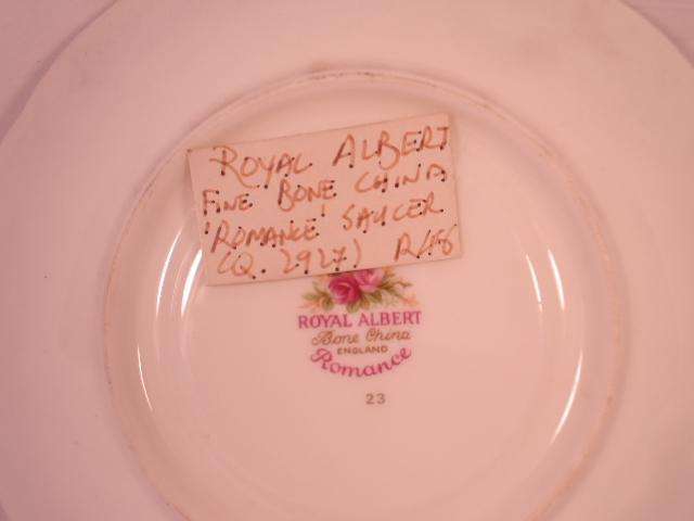 Royal Albert Bone China - 'Romance' Saucer