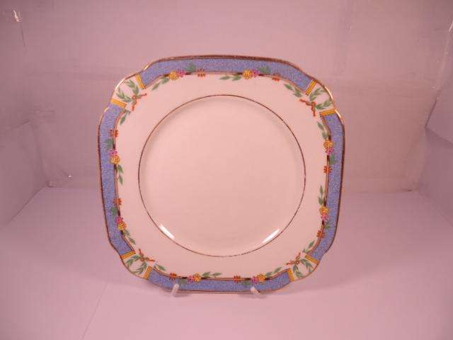 Royal Albert Bone China - 'Orient' - Single Square Side Plate with Stand