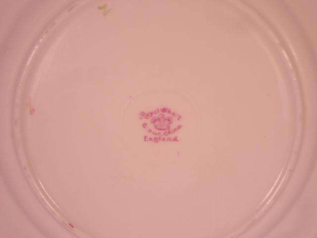 Royal Albert Bone China - 'Lady Carlyle' - Single Round Cake Plate with Stand
