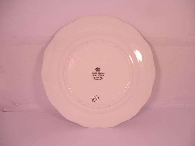 Royal Albert Bone China - 'Rainbow' - Single Round Side/Cake Plate with Stand