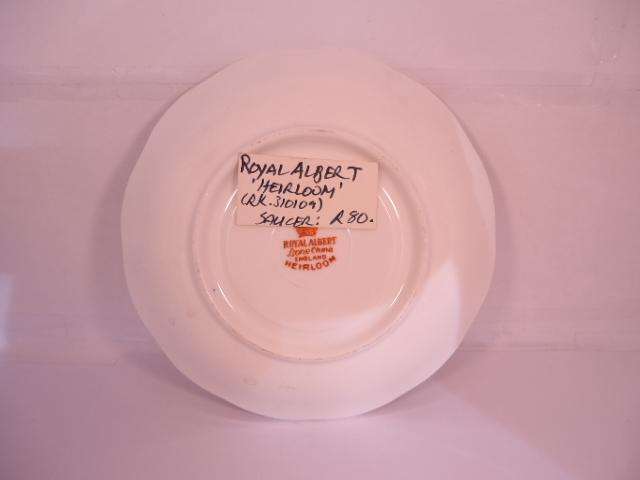 Royal Albert Bone China - 'Heirloom' - Single Saucer with Stand