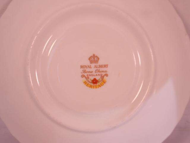 Royal Albert Bone China - 'Heritage' - Single Saucer with Stand