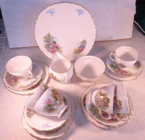 Royal Vale Bone China - 21pc Tea Set - Made in England
