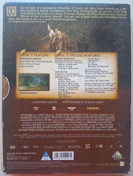 Lord of the rings The fellowship of the rings