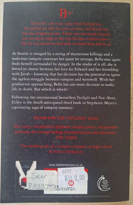 Eclipse by Stephenie Meyer