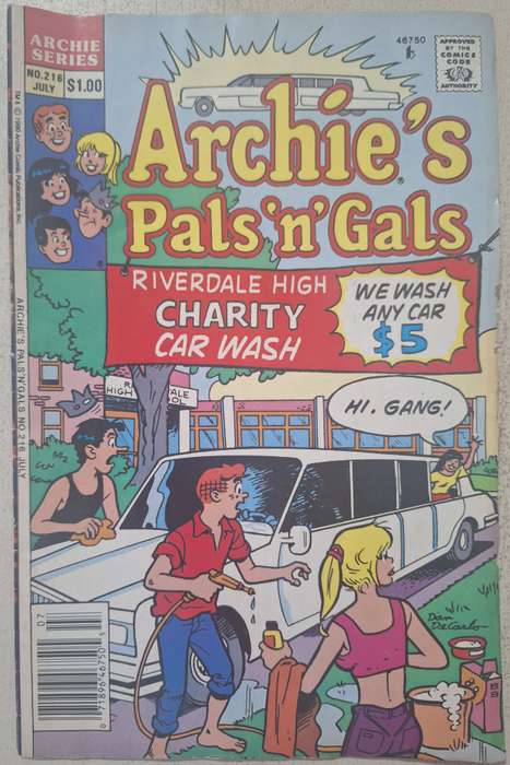 Archie's Pals 'n' gals #216 (1990)