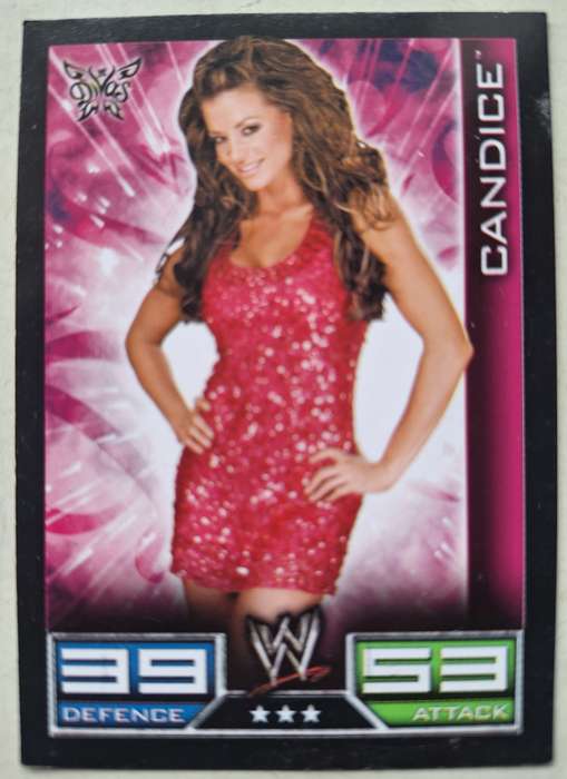 WWE Topps slam attax DIVA Candice