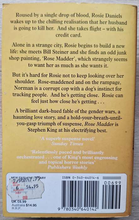 Rose Madder by Stephen King
