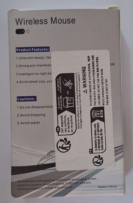 Wireless Mouse colour Black