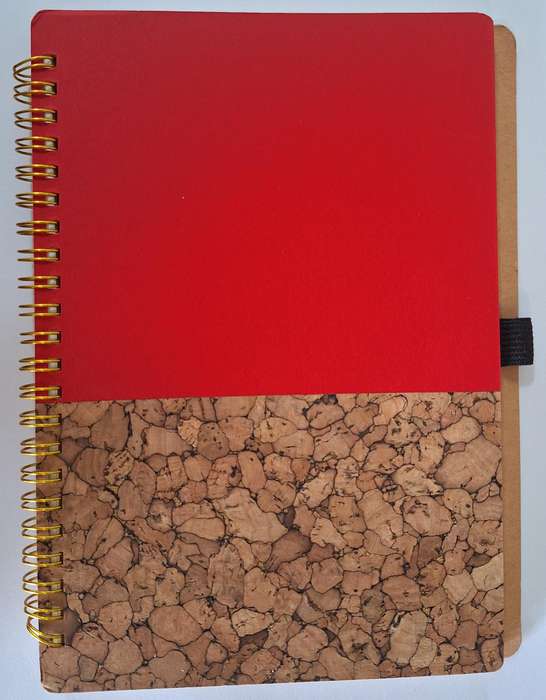 Red journal 80 pages A5 size