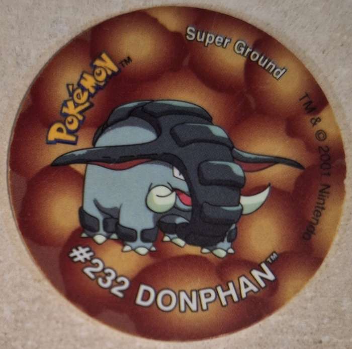 Pokemon Tazo Donphan